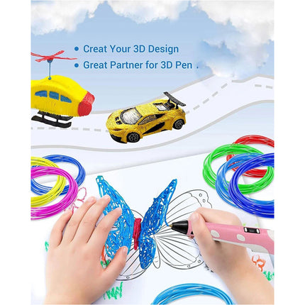 100M PLA 3D Pen Printer Filament Refills 1.75mm Printing Drawing Accessories