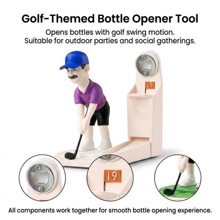 Golf Ball Wine Bottle Opener Novelty Metal Corkscrew for Party Games Barware
