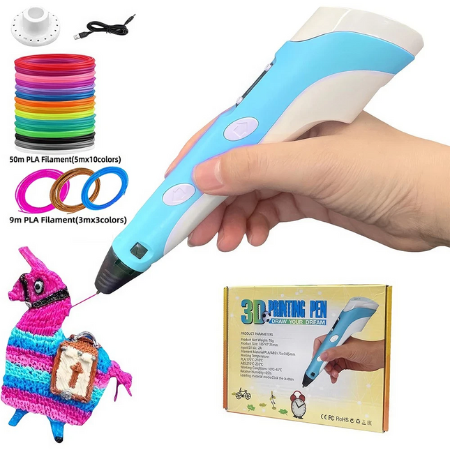 3D Drawing Pen USB PLA Filament Creative DIY Craft Tool