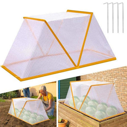 Garden Row Accelerator Plant Cover Foldable Vegetable Plant Protector Net Cage (Large)