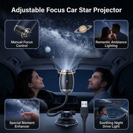 2 in 1 High Resolution Galaxy Projector Night Light Starry Sky Projector Bedroom