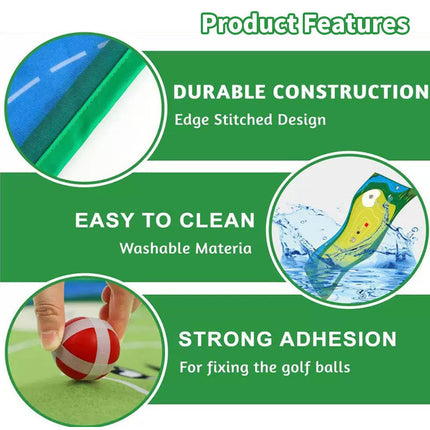 The Indoor Casual Golf Game Set Golf Hitting Mats Golf Putting Royale Golf Game