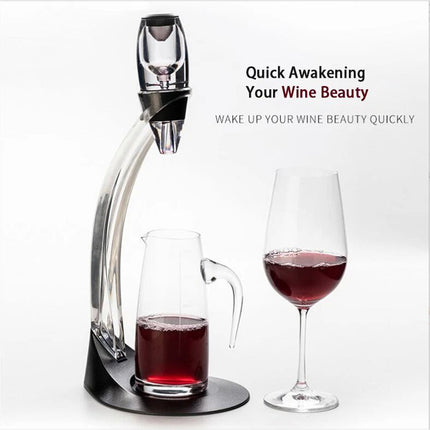 Wine Aerator Deluxe Essential Red Wine Magic Decanter Tower Stand Set Gift