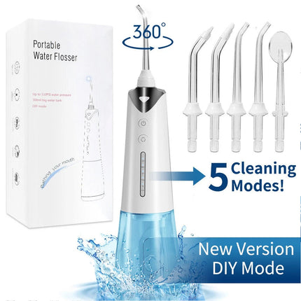 Cordless Water Flosser Jet Dental Electric Oral Irrigator Teeth Cleaner