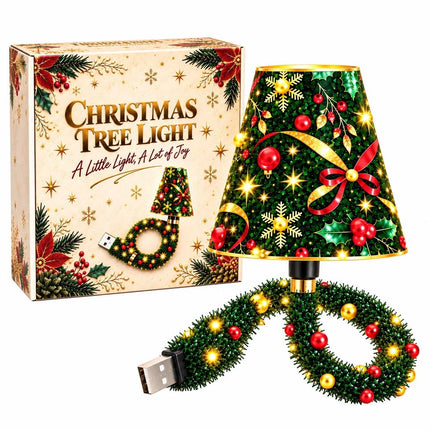 Christmas Ceiling Projector, DIY Tree Lamp Kit, 6 Film Discs, USB Powered