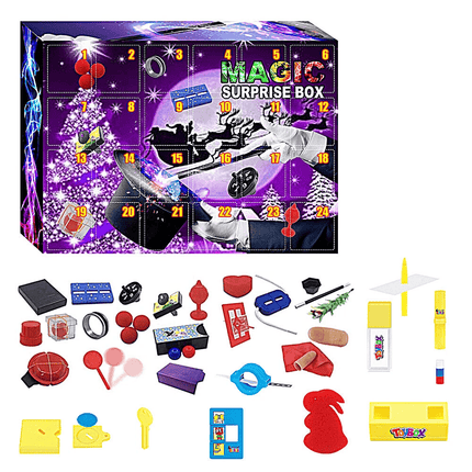 Christmas GiWHs Box Countdown Calendar Magic Props Toys Advent Calendar