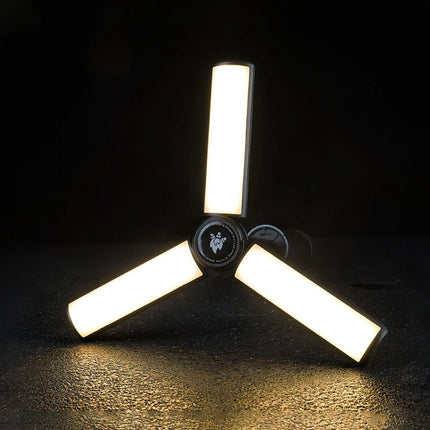 Portable Tent Light Outdoor Camping Lantern Telescopic Night Lamp Rechargeable