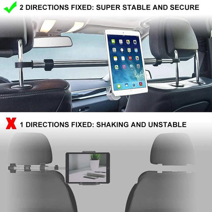 7-11" Car Tablet Holder Back Seat Centre Universal Headrest Mount for iPad Phone