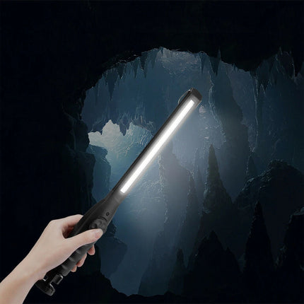 2PCS Rechargeable COB LED Slim Work Light Lamp Flashlight Inspect Folding Torch
