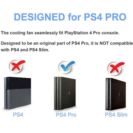 External Turbo Cooling Fan for Playstation  PS4 Pro Game Console