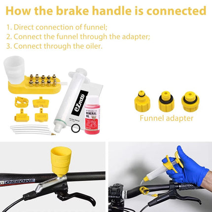 Bicycle  Hydraulic Oil Disc Brake Bleed Kit for Shimano Tektro Magura Sram