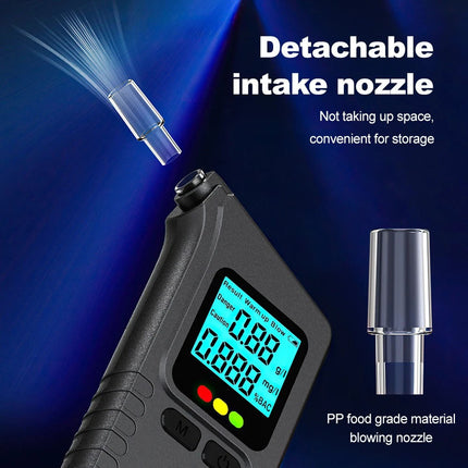 Breathalyzer Alcohol Tester Breath Test LCD Display Analyzer Tester Breathalyzer