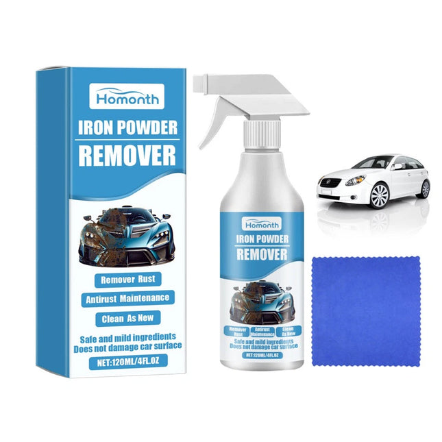 1PCS Car Rust & Iron Particle Remover Spray, Fast-Acting Metal Surface, Rust Remover - Image 1