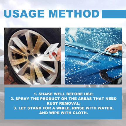 1PCS Car Rust & Iron Particle Remover Spray, Fast-Acting Metal Surface, Rust Remover - Image 4