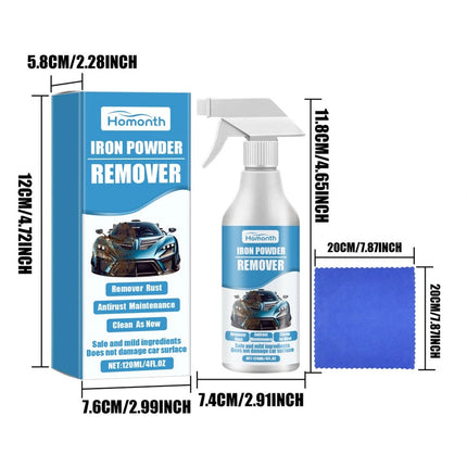 1PCS Car Rust & Iron Particle Remover Spray, Fast-Acting Metal Surface, Rust Remover - Image 9