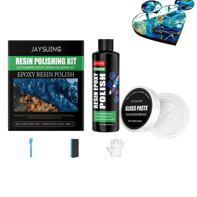 1Set Epoxy Resin Polishing Kit - Epoxy Resin Polishing Compound Specially Formulated - Image 1