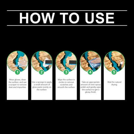 1Set Epoxy Resin Polishing Kit - Epoxy Resin Polishing Compound Specially Formulated - Image 7