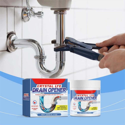1X Crystal Lye Drain Opener Powder, All-Purpose Drain Cleaner for Kitchen - Image 2