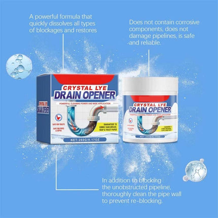 1X Crystal Lye Drain Opener Powder, All-Purpose Drain Cleaner for Kitchen - Image 5