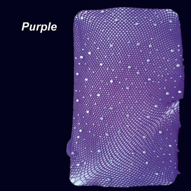 2 Pair of Sexy Crystal Rhinestone Fishnet Net Mesh Socks Stockings Splendid&Co.