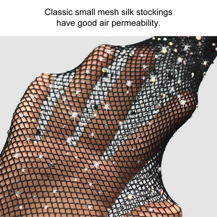 2 Pair of Sexy Crystal Rhinestone Fishnet Net Mesh Socks Stockings Splendid&Co.