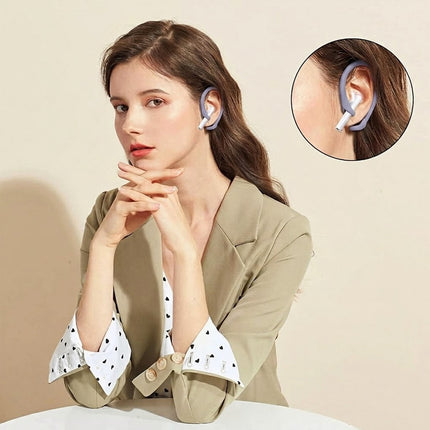 2 Pairs Lavanda Ear Hooks Anti Lost Secure AirPods 2 2nd 3rd Pro Generation Holder Loops - Image 2