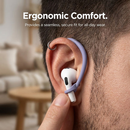2 Pairs Lavanda Ear Hooks Anti Lost Secure AirPods 2 2nd 3rd Pro Generation Holder Loops - Image 3