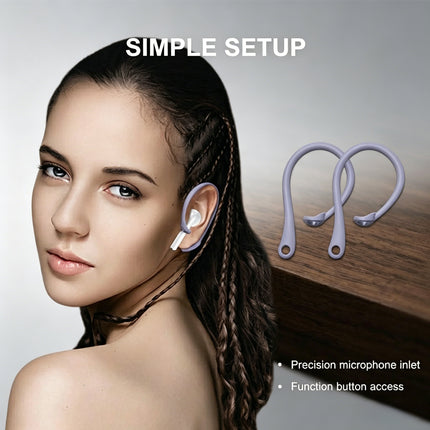 2 Pairs Lavanda Ear Hooks Anti Lost Secure AirPods 2 2nd 3rd Pro Generation Holder Loops - Image 6