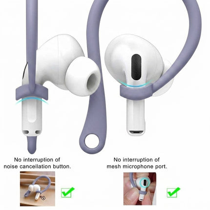 2 Pairs Lavanda Ear Hooks Anti Lost Secure AirPods 2 2nd 3rd Pro Generation Holder Loops - Image 7