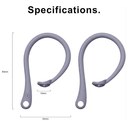 2 Pairs Lavanda Ear Hooks Anti Lost Secure AirPods 2 2nd 3rd Pro Generation Holder Loops - Image 9