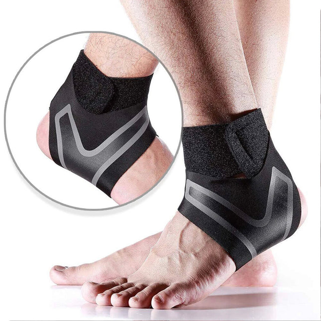 2 Pcs Right And Left Foot Ankle Brace Support Compression Sleeve Plantar Fasciity Foot Wrap Pain Relief - Image 1