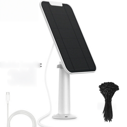 4W Solar Panels for Eufy Eufycam Cam E/2C/E/2 Pro Wall Mount With 3M Power Cable