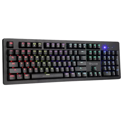 LED Gaming Mechanical Keyboard RGB Backlit USB Wired 104 Keys Blue Switch