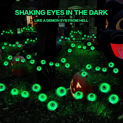 Halloween Solar Eyeball Lights Outdoor Garden Decorative Scary Lights