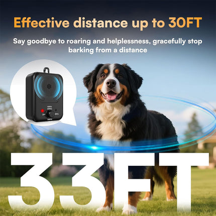 2PCS Outdoor Waterproof Ultrasonic Device Pet Bark Deterrent Tool for Dog Behaviour Training