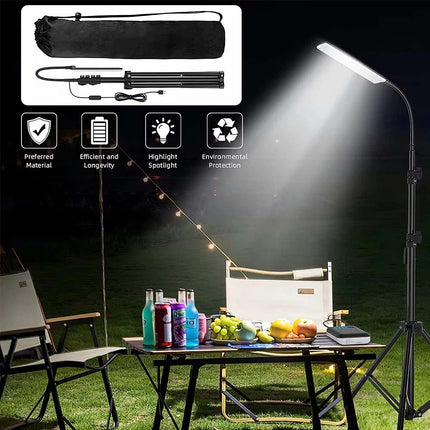 LED Telescopic Fishing Rod Lamp Light Portable Cars Repair Lantern BBQ Camping