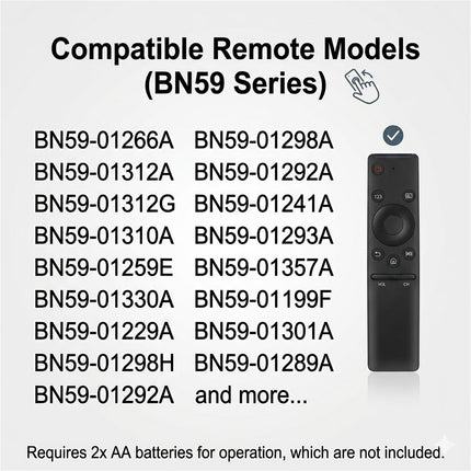 2 Pack Universal Remote Control for Samsung smart LED QLED U R LCD 4K 8K 3D TV