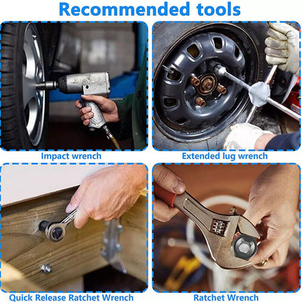 13-Piece Impact Bolt & Nut Remover Set Nut Extractor Socket Bolt Remover Tool