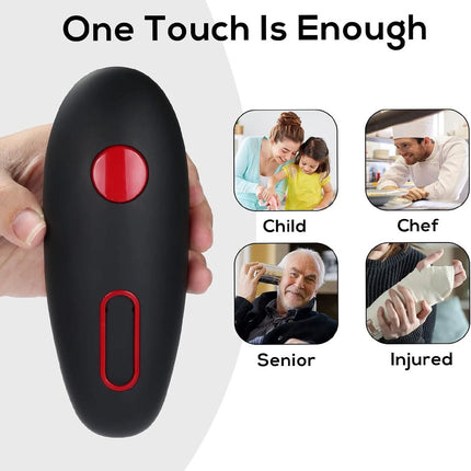 One Touch Automatic Can Opener Electric Jar Lid Opener Home upgraded version