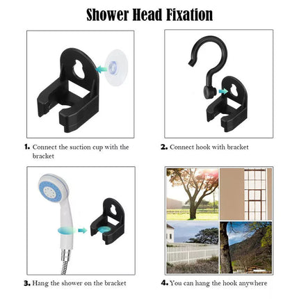Camping Shower Pump Portable Electric Bath Tool Garden Outdoor USB Rechargeable