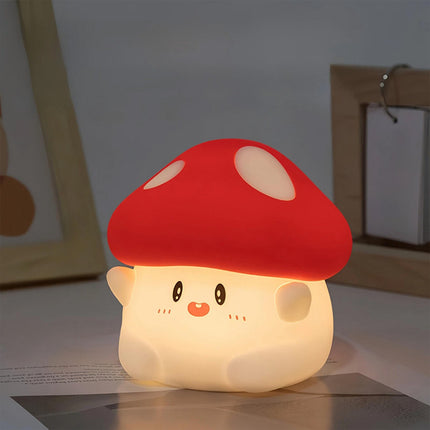 Mushroom Night Light Touch Control W/2 Levels Of Brightness &Timing Cute Decorat