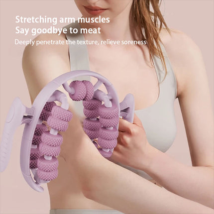 26 Wheel Annular Massage Tool Leg Deep Fascia Massager Anti-cellulite (Pink)