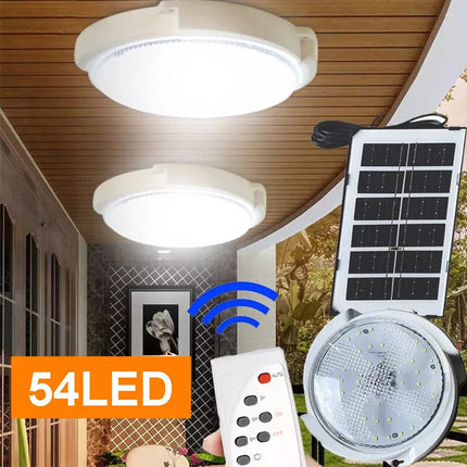 Smart Indoor Solar Ceiling Light Garden Pandent Lamp With Line Corridor Light