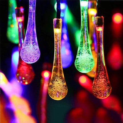 Outdoor Solar Powered 30 LED String Light Garden Patio Yard Landscape Lamp Party Multi-Color 6.5m (30 lights)