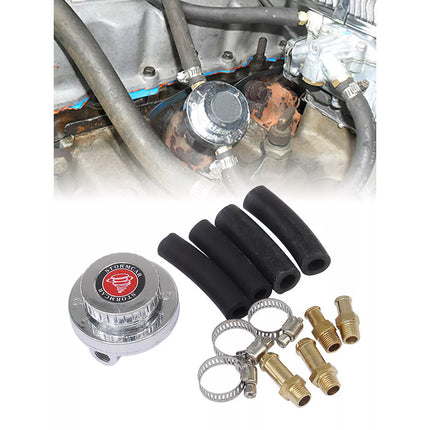 Universal Metal Adjustable Fuel Pressure Regulator Kit Carburetor 150LPH 1-5 psi