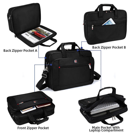 40*16*30Cm Laptop Bag Notebook Computer Carry Shoulder Case Sleeve Bag
