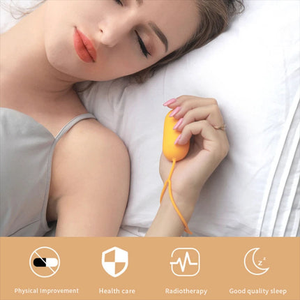 Sleep Instrument Handheld Massage Focus Attention Relaxation Deep Sleep Device (Orange)
