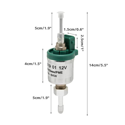 22ml Universal Diesel Heater Fuel Pump Ultra Quiet Fit 1-5KW Diesel Parking Heat