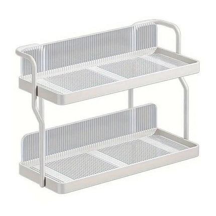 Kitchen Storage Rack Organizer 2 Tier Shelf For Countertop Home Cabinet Use