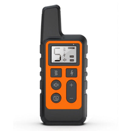 Anti-Bark Electric Shock Pet Dog Training E-Collar Obedience Remote Control Orange